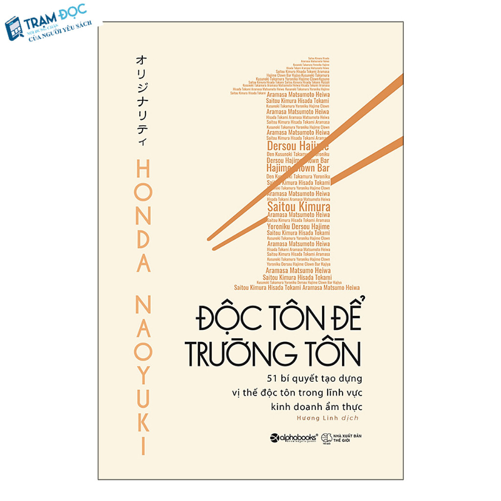 Sách - Độc Tôn Để Trường Tồn