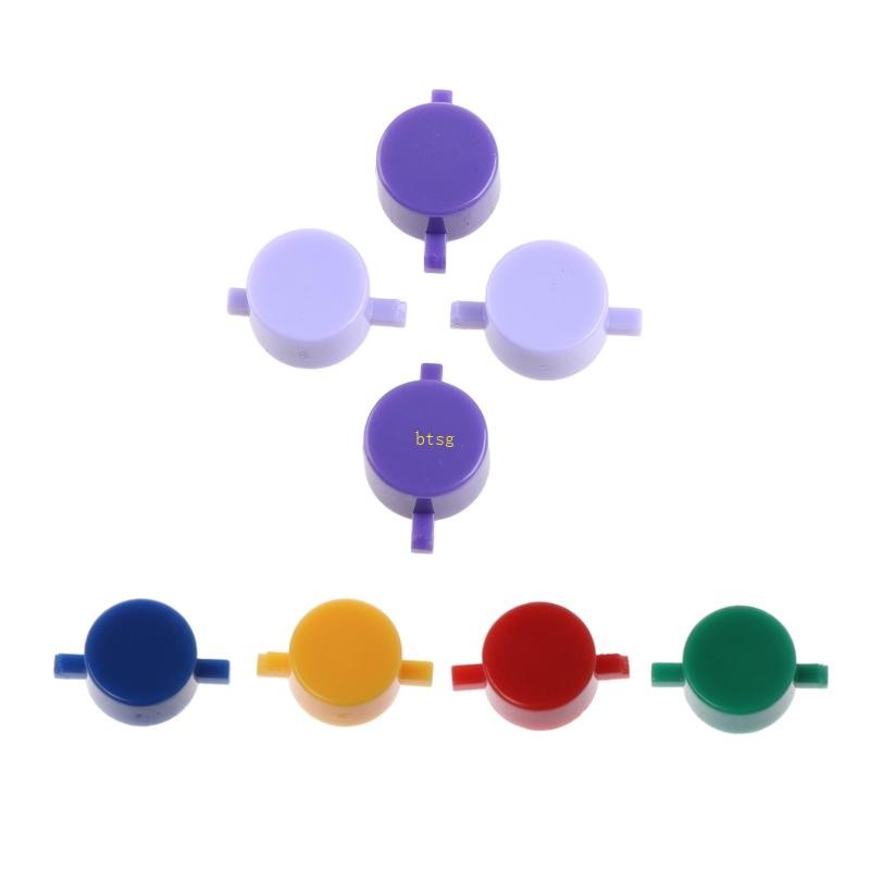 Btsg Nhựa ABXY Nút Cho SNES Cho SFC Tay Cầm DIY Thay Thế Cho SNES Tay Cầm Nút ABXY Phím Bộ Phụ Kiện