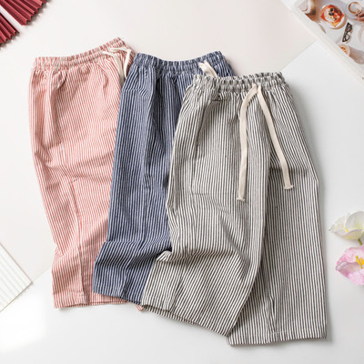 Quần trẻ em, Quần dài ống suông - LITIBABY size 4/14 kẻ sọc