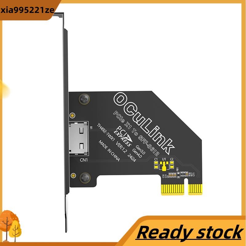 Bộ chuyển đổi PCI-E 1X 4.0 sang Oculink SFF-8611 / 8612 Bộ chuyển đổi Oculink SFF-8611 / 8612 có giá