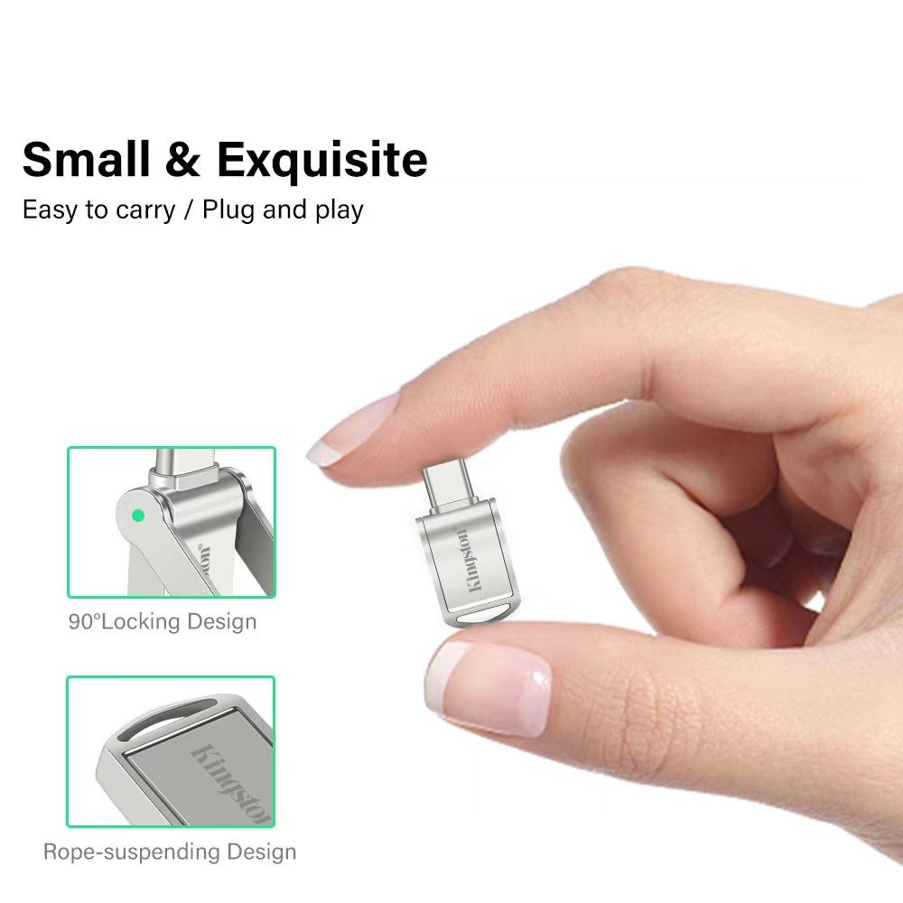 Ổ đĩa Flash Super Mini 2TB OTG USB-C Type-C Điện thoại thông minh PenDrive cho PC / Android / iPhone