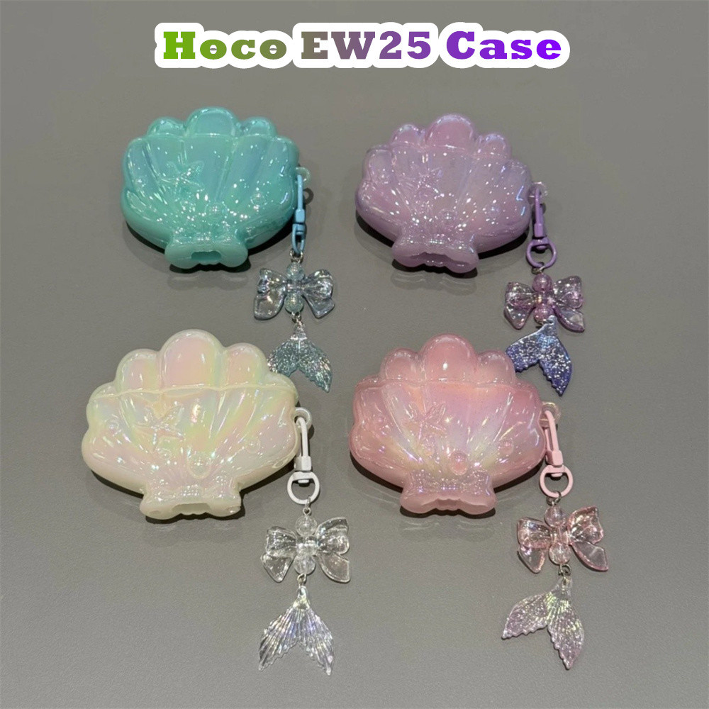 [Giao hàng nhanh] Dành cho vỏ Hoco EW25 Vỏ silicon mềm Vỏ silicon màu trơn Vỏ tai nghe NO.1