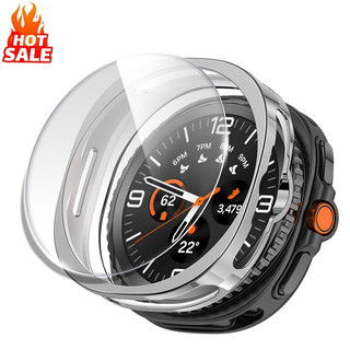 1 Kính + 1 Ốp Lưng Cho Samsung Galaxy Watch 8 Classic 46mm TPU Mềm + Bảo Vệ Màn Hình Kính Cường Lực Phim Chống Trầy Xước