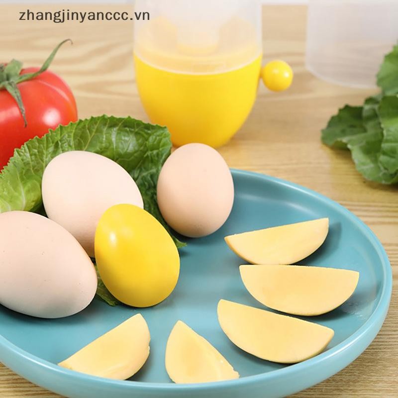 # zhangjin # Egg Scrambler Hand Egg Shaker Mixer Food Grade Silicone Yolk Egg White Mix Tool.