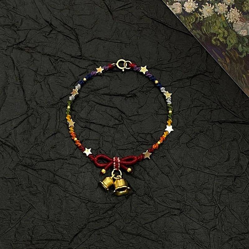 Lily XINGX Bracelet New Chinese Dopamine Niche Unique Braided Rope Bracelet V0k8