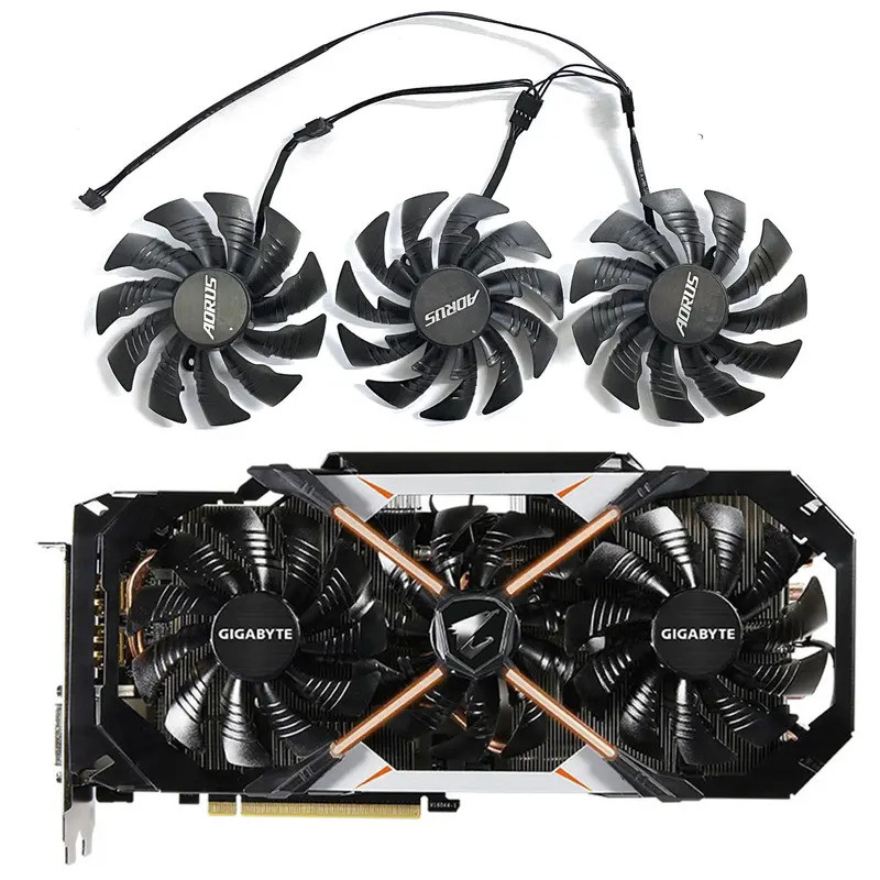 T129215BU PLD10015B12H 95MM 4PIN GTX1080TI Quạt GPU Dành Cho Gigabyte AORUS GTX1070 1080TI Xtreme Ed