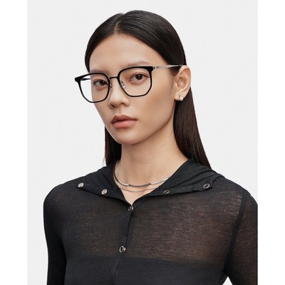 MUJOSH - Gọng kính đa giác unisex cá tính_MJ12FM1055-BKC1