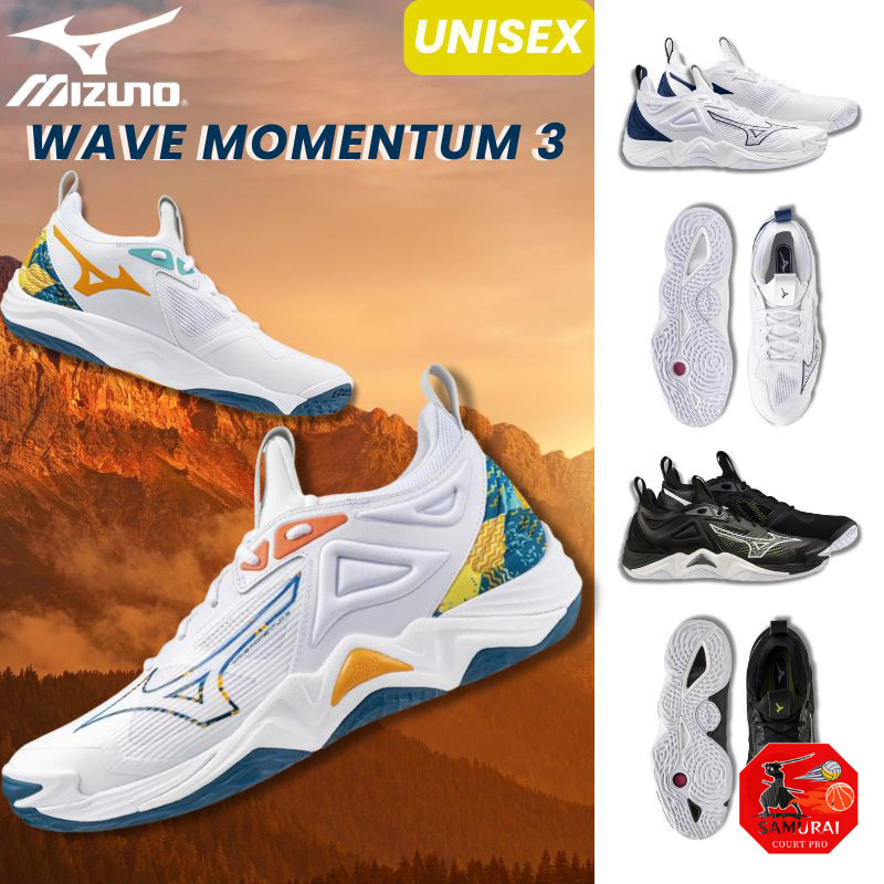 [Mizuno] Volleyball Shoes Wave Momentum 3 White x Navy 30.5 cm 2.5E  
[Mizuno] Volleyball Shoes Wave