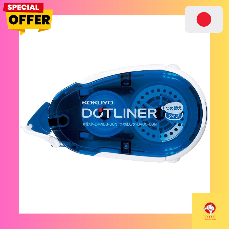 Kokuyo Tape Glue Dot Liner Main Body Strong Adhesive TA-DM400-08