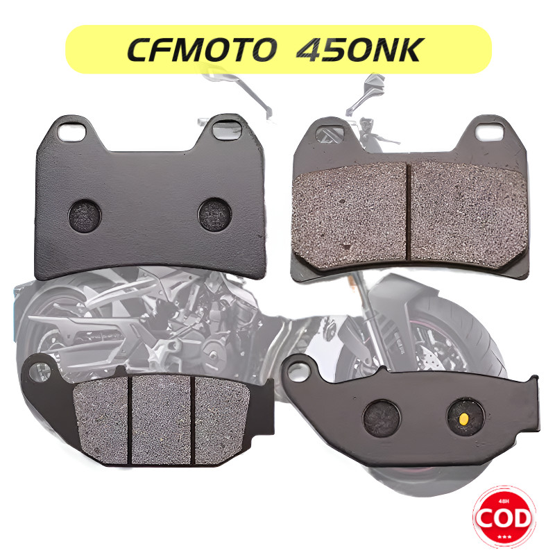 CHO CFMOTO 450NK Đế Carbon Kim Loại Má Phanh Trước Phía Sau Má Phanh Phụ Kiện