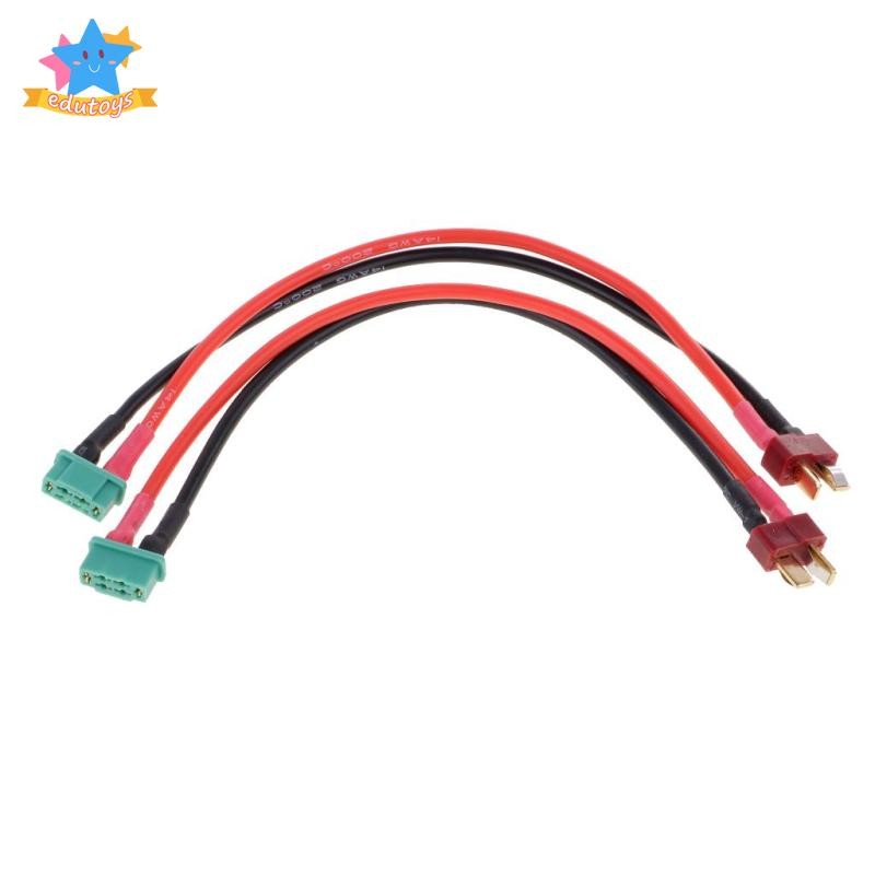 2 Chiếc MPX Sang Deans Phong Cách Nam Kết Nối Adapter 14AWG Dây Chất Lượng Cao