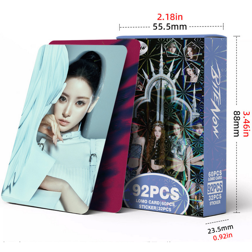 50 Cái / hộp MEOVV BITE NGAY BÂY GIỜ Photocards MEOW Laser Hologram Lomo Cards Anna Narin Gawon Sooi