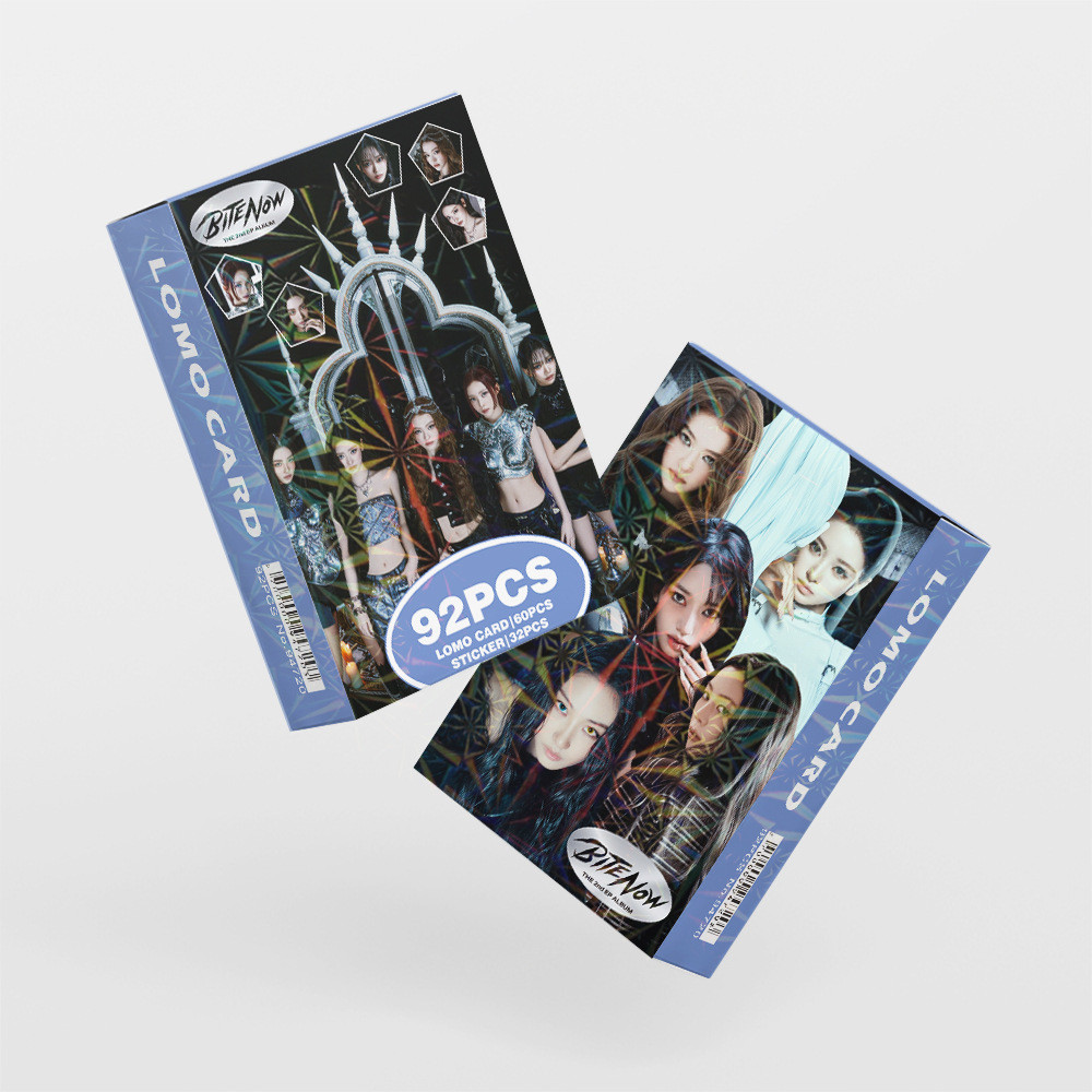 50 Cái / hộp MEOVV BITE NGAY BÂY GIỜ Photocards MEOW Laser Hologram Lomo Cards Anna Narin Gawon Sooi