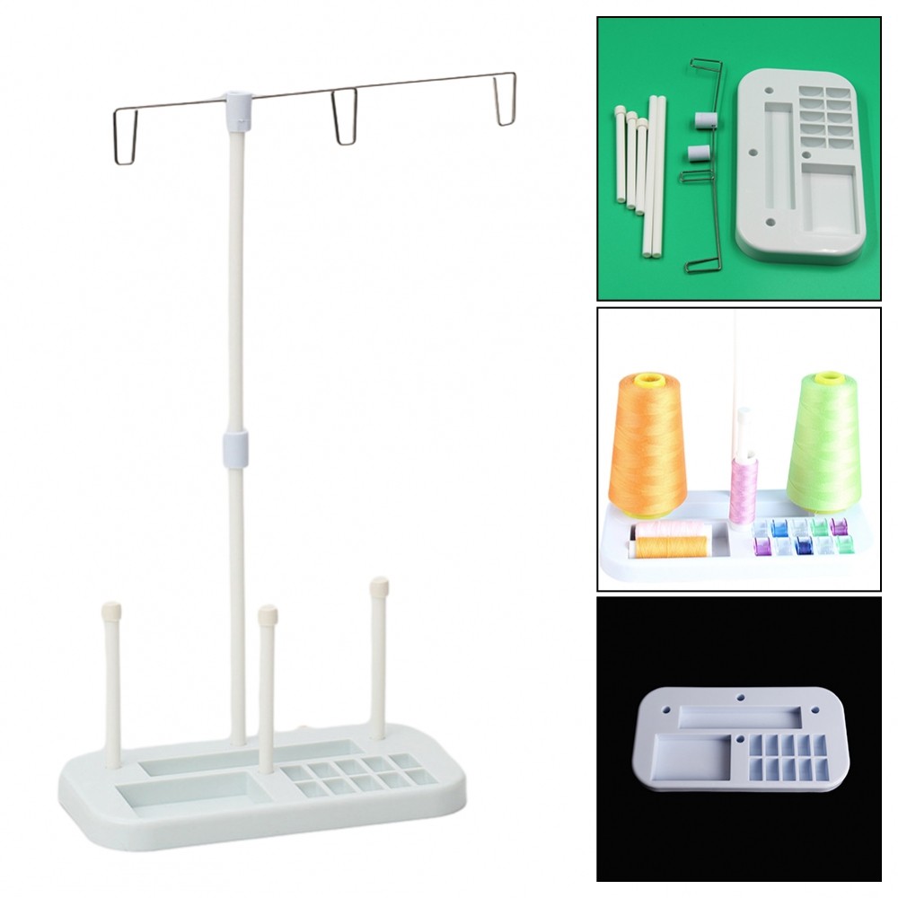 [DOLLDOLL-VN]Handy Spool Holder Stand for Sewing Machine Adjustable Needle and Thread Storage