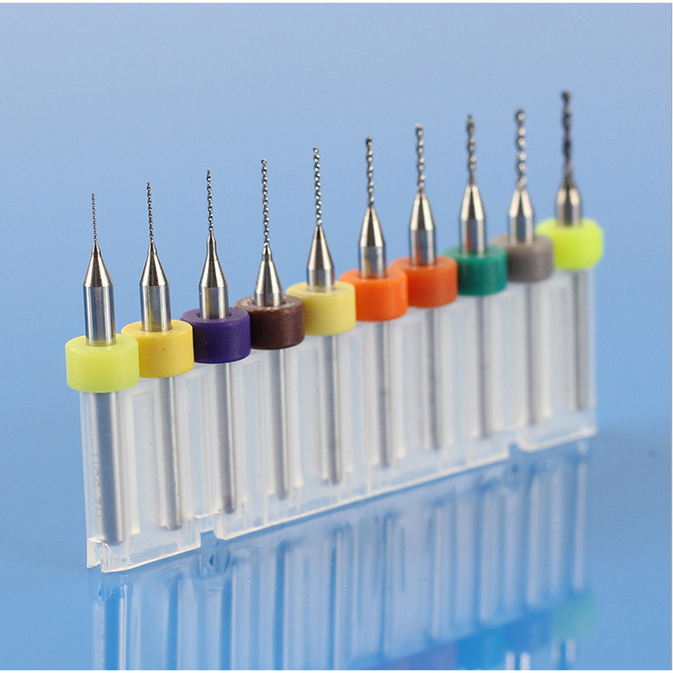 Mũi khoan xoắn bằng thép vonfram PCB 0,1,0.2,0.0,3.4,0.5,0.6,0.0,8.9,1.0g