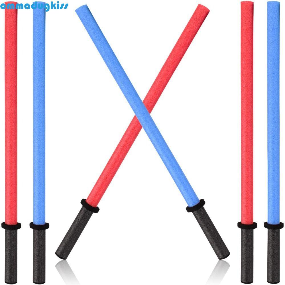 OMMAD Pool Noodles Foam Light Sabre Toy, Foam Long Pool Noodle Stick, Party Favors Foam Toy Pools