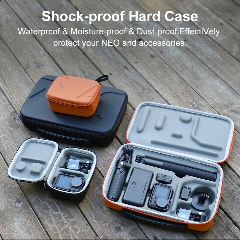 Hộp Đựng Cho DJI OSMO Action 5 Pro / 4 / 3 Túi Bảo Quản Di Động Hộp Đựng Du Lịch Hộp Đựng Phiêu Lưu 