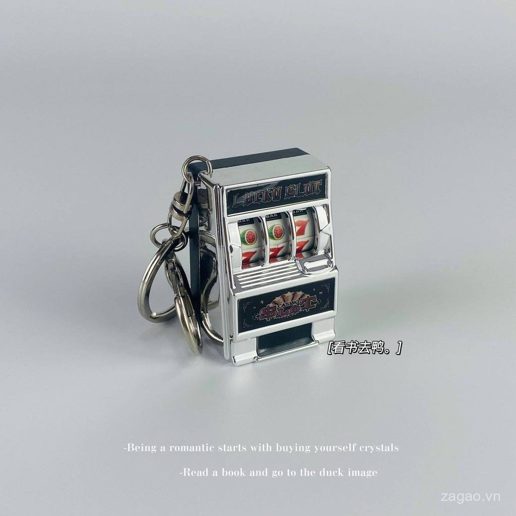 {Boredom Anytime Anywhere Can Lottery Prize} 777 Prize Exchange Machine Bag Mặt dây chuyền Quà tặng 