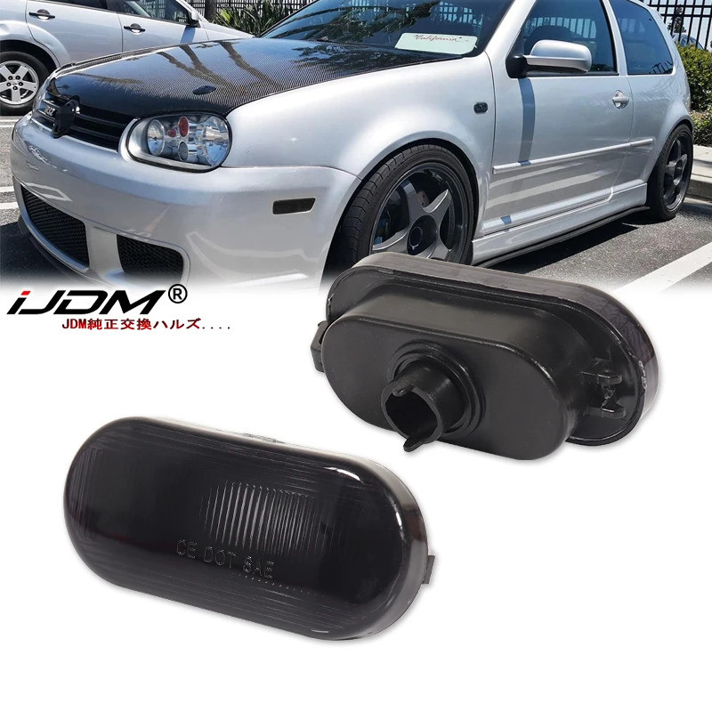 2 Chiếc Bên Đánh Dấu Đèn Biến Tín Hiệu Đèn Cảnh Báo Nhà Ở Cho VW Golf 3 4 MK3 MK4 Passat 3BG Polo 6N