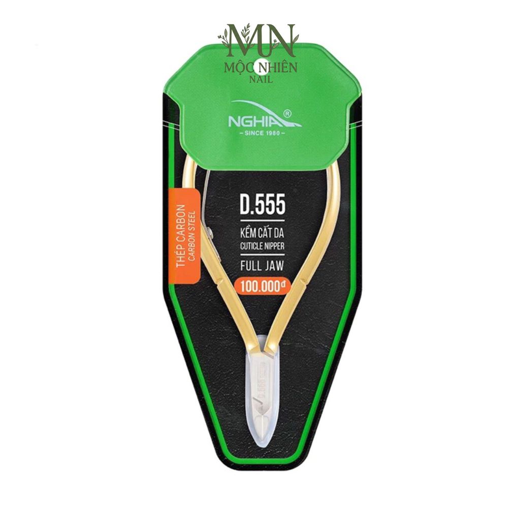 Kềm Cắt Da Nghĩa D555 Kìm Kiềm Nghĩa Chính Hãng Mạ Vàng - Kìm Nhặt Da Nghĩa