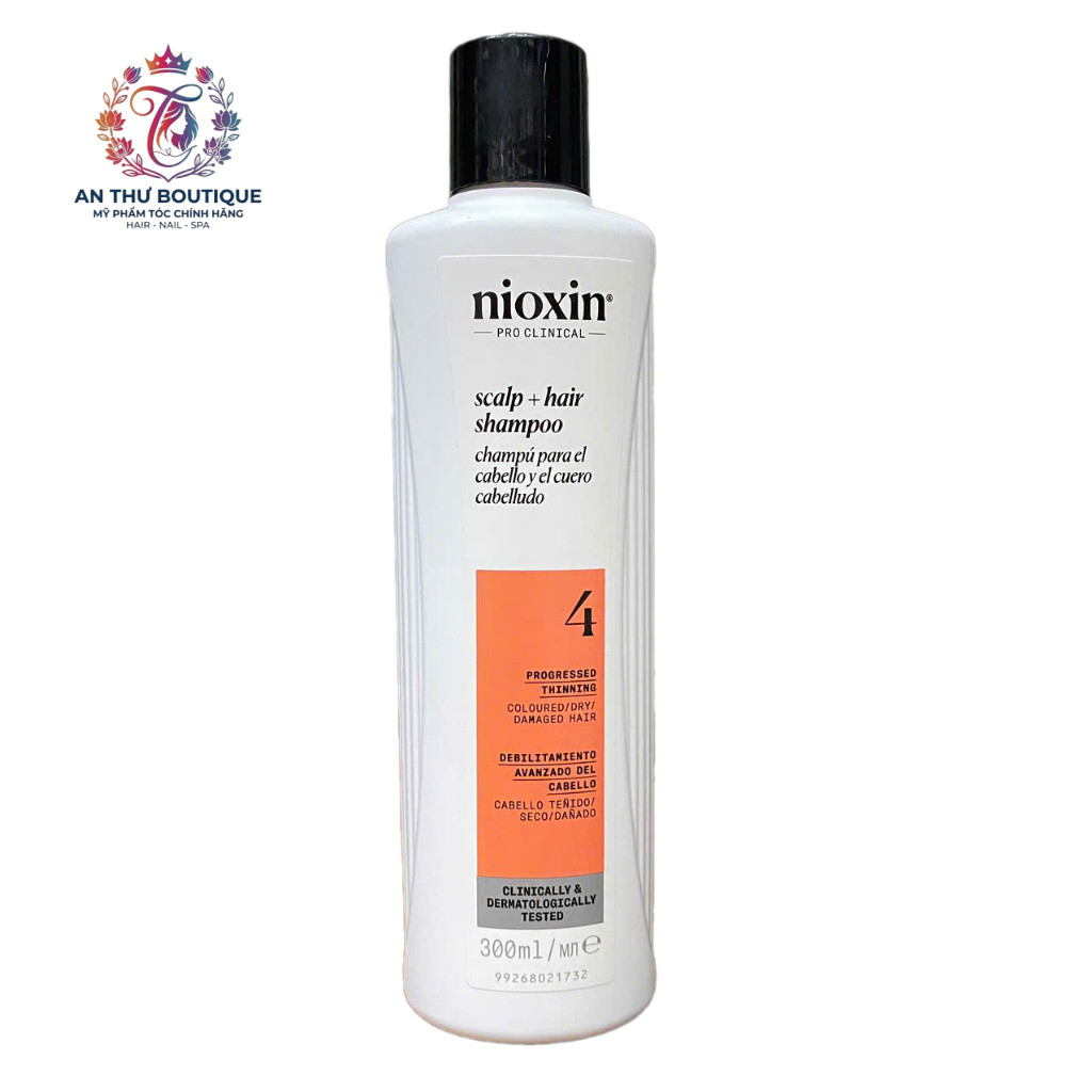 Dầu gội chống rụng tóc Nioxin System 4 Shampoo 300ml - Colored Hair ( New 2027 ) .AT