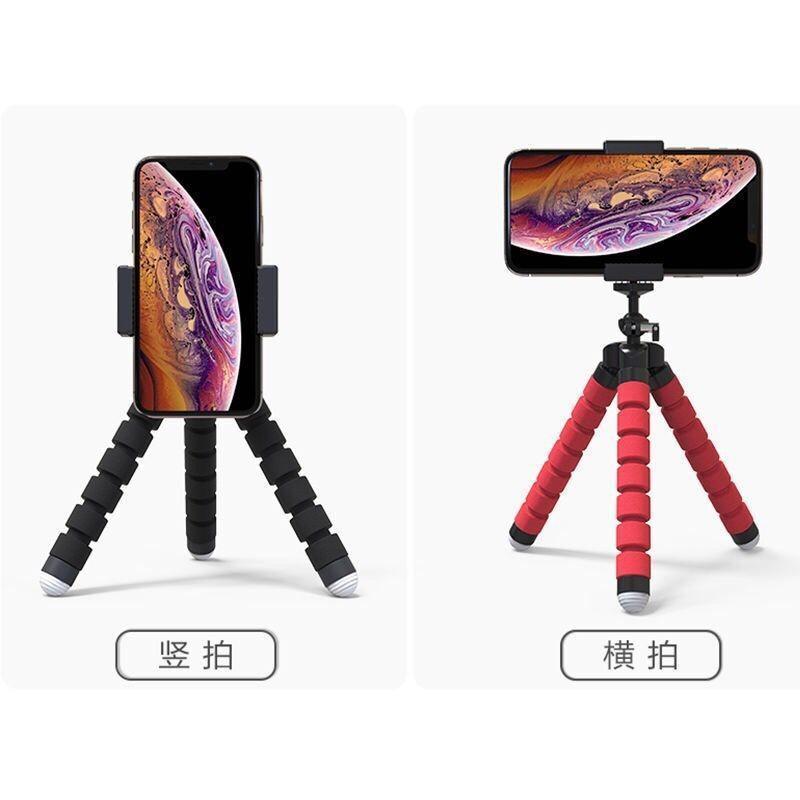 Octopus Tripod Selfie Giá Đỡ Điện Thoại Mini Di Động Cầm Tay Ảnh Hộ Gia Đình HURU
