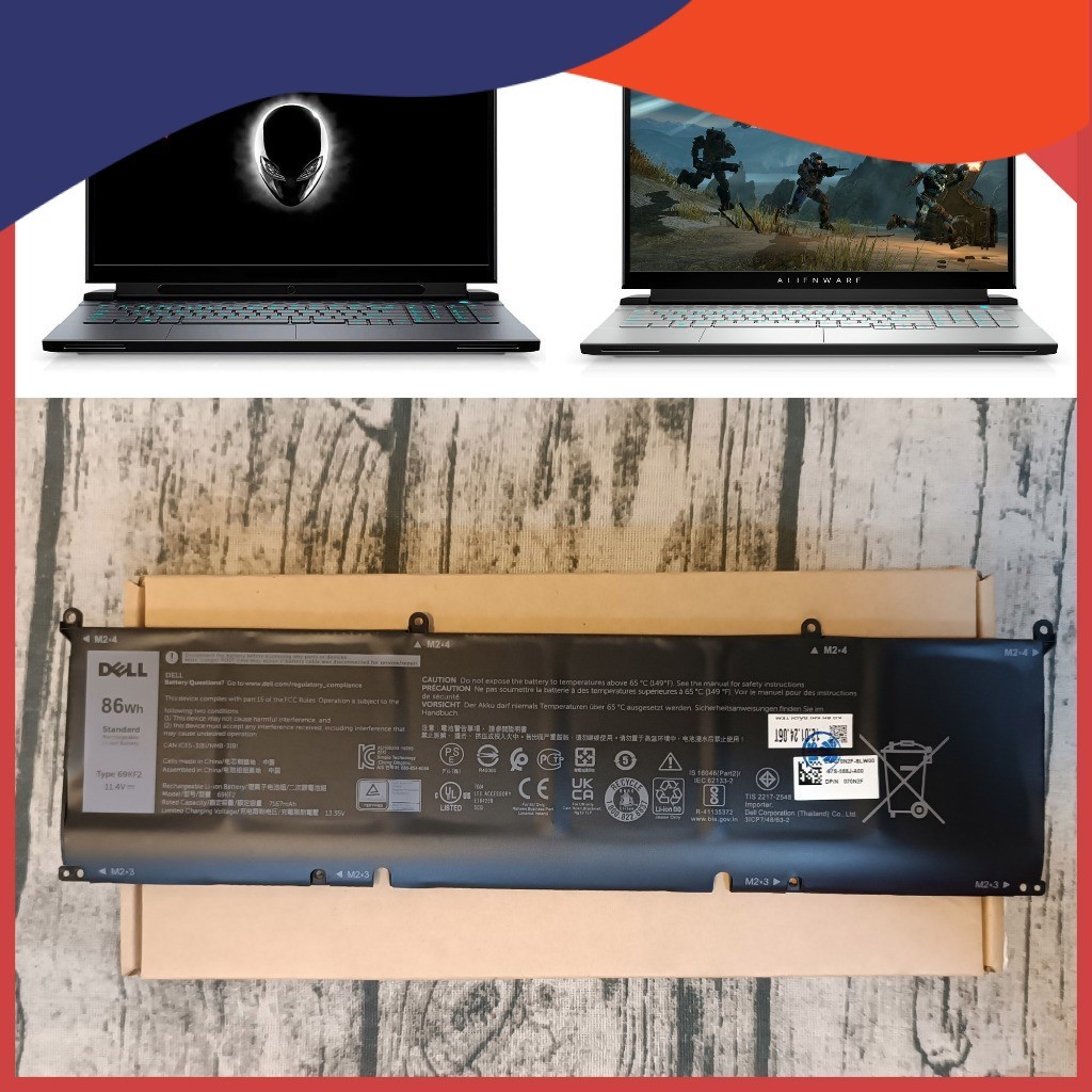 Pin Thay Thế Laptop Dell Alienware m17 R4
