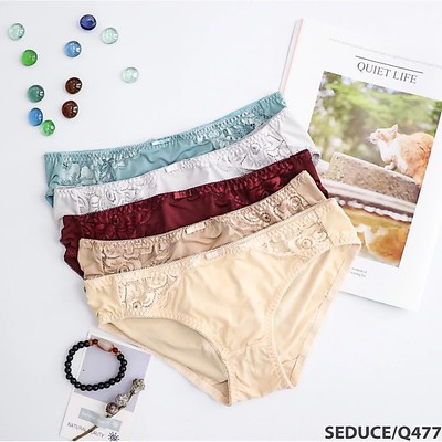 Quần Lót Nữ Thun Lạnh Phối ren Seduce Q477