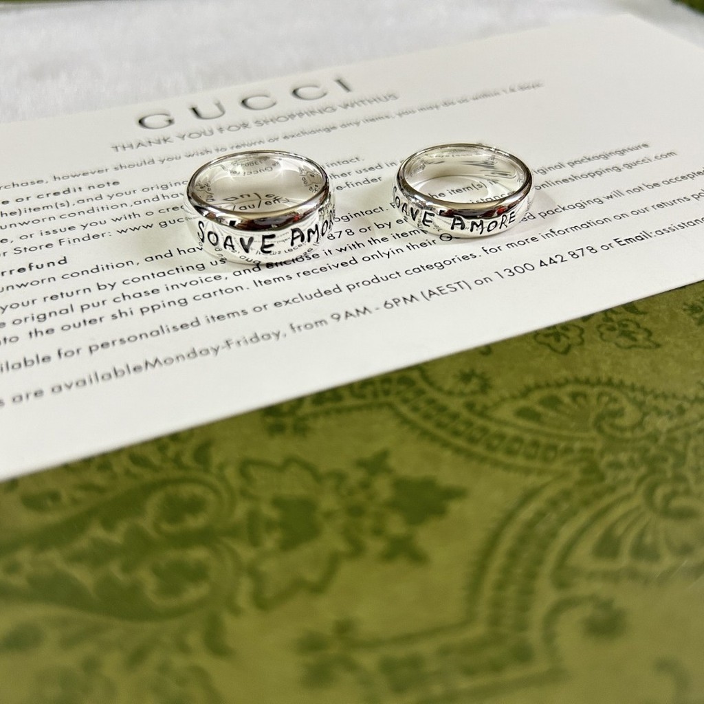 SKDA GG Ancient Home  925Silver ring soave amore Wide and narrow version rings, fashionable couple r
