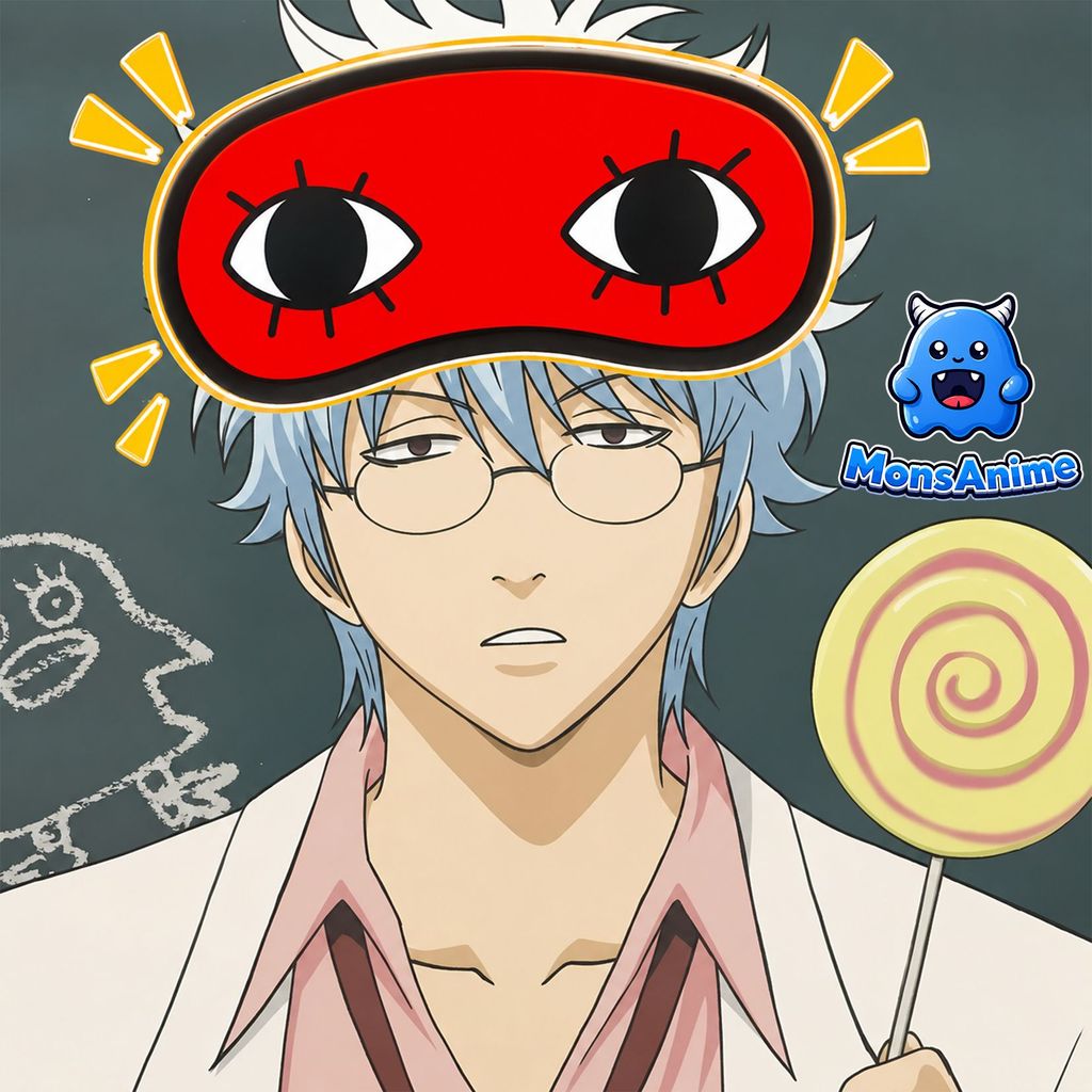 Bịt Mắt Ngủ Okita Sougo Gintama Anime Mềm Mại Êm Ái Phụ Kiện Cosplay Dễ Thương