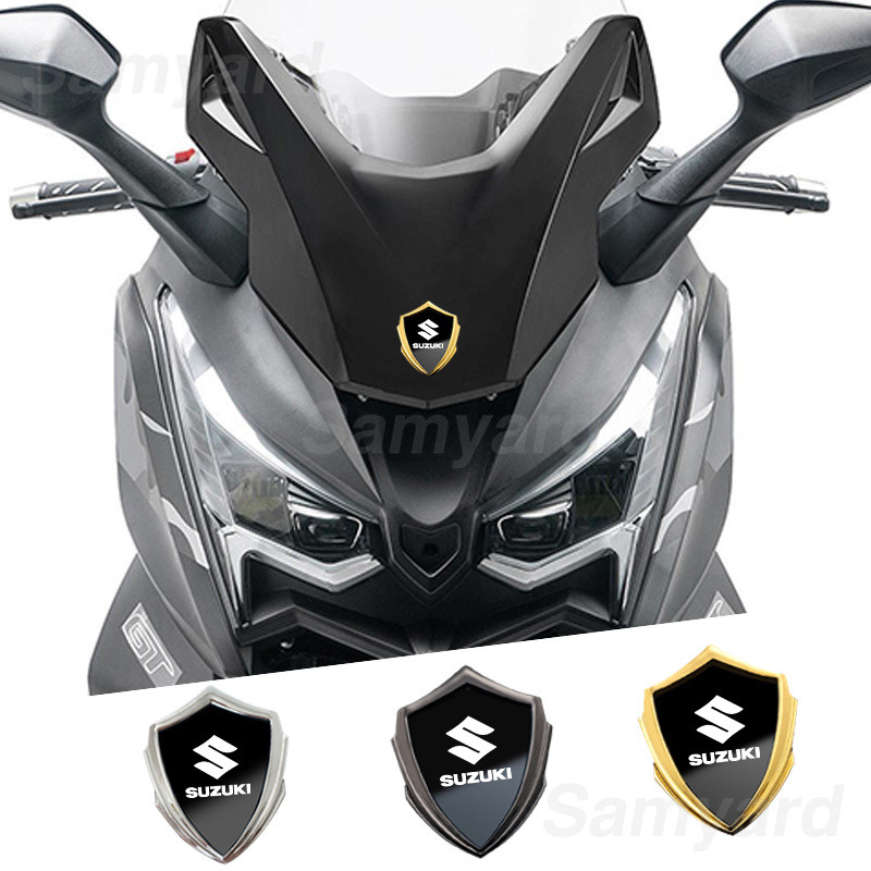 Xe Máy 3D Kim Loại Biểu Tượng Huy Hiệu Dán Cho suzuki Raider 150 Smash 115 GD110 Bắn Súng 115 GSX-S1