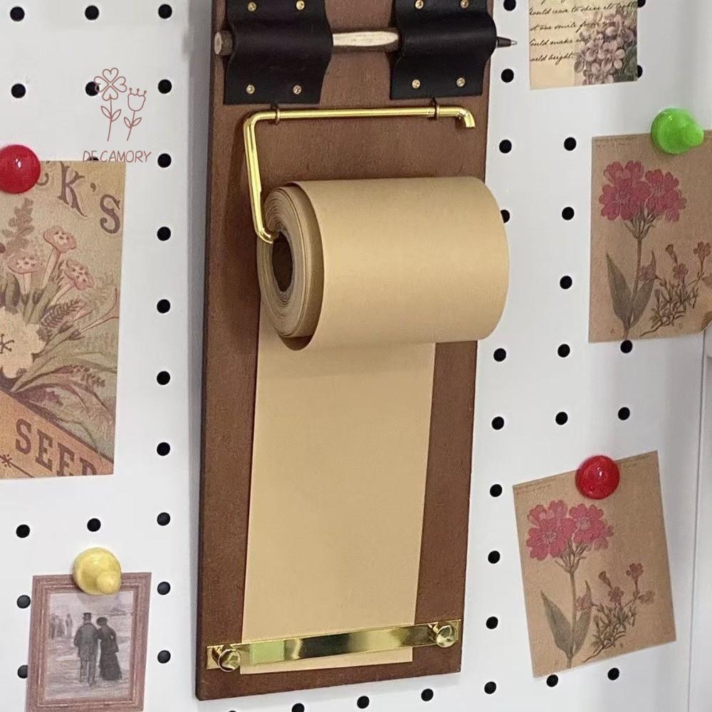 SHOUKEY Vintage Clipboard, DIY Crafts Retro Kraft Notebook Set, Handmade Refillable Kraft Paper Roll