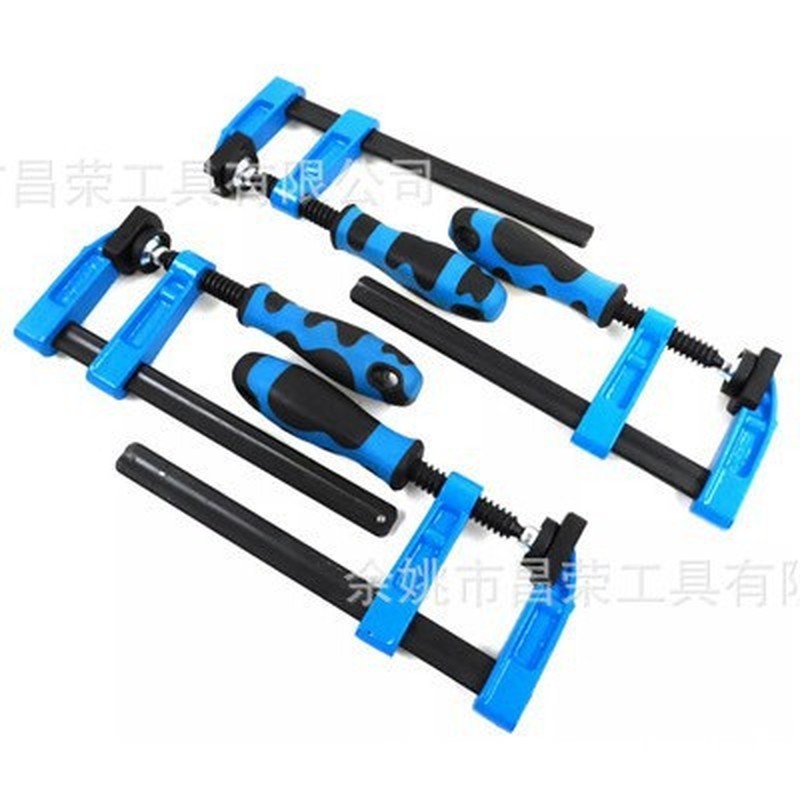 Đen Xanh Gỗ Kẹp Xanh Đen F Kẹp Gang Gỗ Kẹp 6 "-150X50mm 4 CÁI