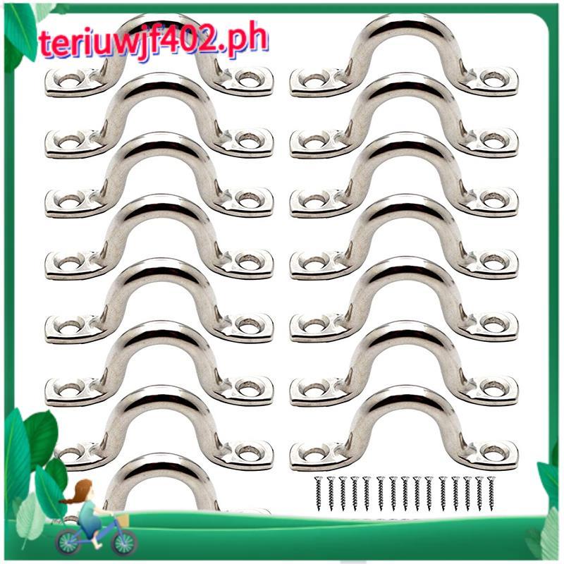 15 Chiếc Thép Không Gỉ Peck Tấm Mắt Móc Trần Kayak Tấm Mắt Kayak Miếng Lót Kayak Cho Kayak Ca nô, Ka