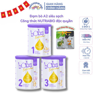 [Hoả Tốc HN] Sữa Bubs Supreme số 1,2,3 800Gr, đạm A2 date mới nhất hàng NK có tem phụ