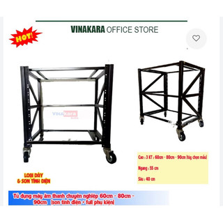 Tủ đựng máy âm thanh chuyên nghiệp 90cm giá 475k  (sơn tĩnh điện + full phụ kiện)