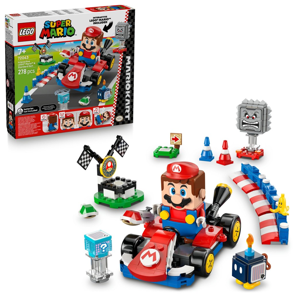 LEGO 72043 Super Mario Kart™ – LEGO® Mario™ and Standard Kart