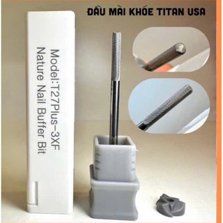  Đầu mài trụ mài đẩy da  khoé móng khoé úp 3 in 1 đa năng thép vonfarm siêu bền không gây nóng rát phạm da   