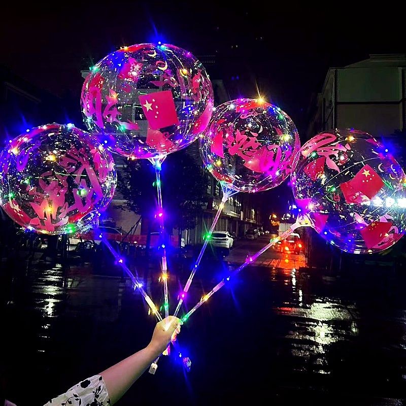 Ngày Quốc khánh Dạ Quang Quốc Cờ Bobo Ball Trung Tâm Mua Sắm Trang Trí Quảng Cáo Trường Bố Trí Cảnh 