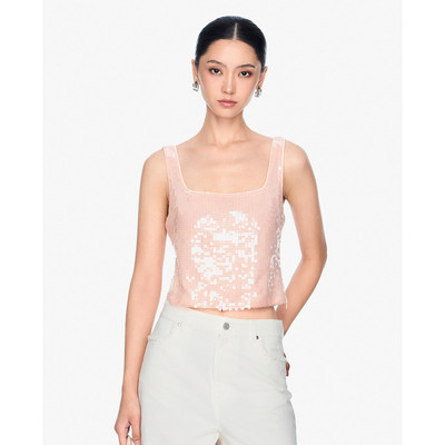 GIGI - Áo hai dây nữ cổ vuông đính sequin sang trọng_G1208T244250-47