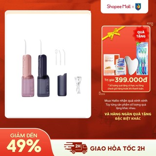 Máy tăm nước Halio UltraClean Express Hydro Floss - 4 đầu phun - Bảo hành chính hãng 12 tháng