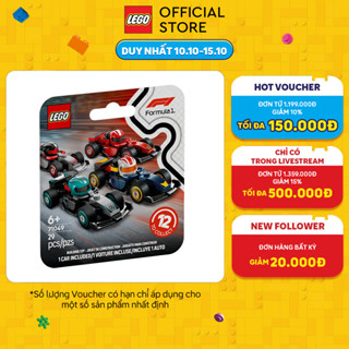 LEGO MINIFIGURES 71049 Đồ Chơi Lắp Ráp Bộ Sưu Tập Xe Đua F1® - Giao Hàng Ngẫu Nhiên