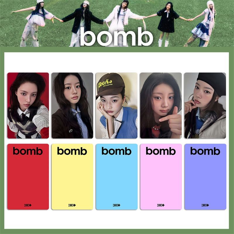 ILLIT Album Thẻ Bom Quà Tặng GLLIT Thẻ Ngẫu Nhiên Quà Tặng Đặc Biệt Thẻ Ảnh Tự In Hàng Hóa Li Yuanxi