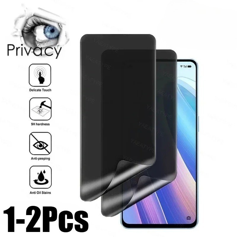 1-2 Chiếc Chống Ánh Sáng Xanh Mềm Hydrogel Cho Redmi K100 K70 K70E K80 K90 Pro Max Siêu Chống Rơi Ch