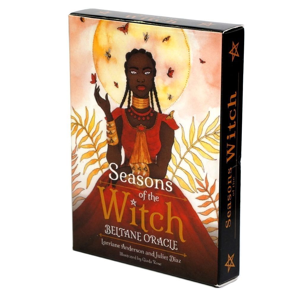 10.4 * 7.3cm Seasons Oracle Card Tiếng Anh Board Game Card Game Seasons of the Witch