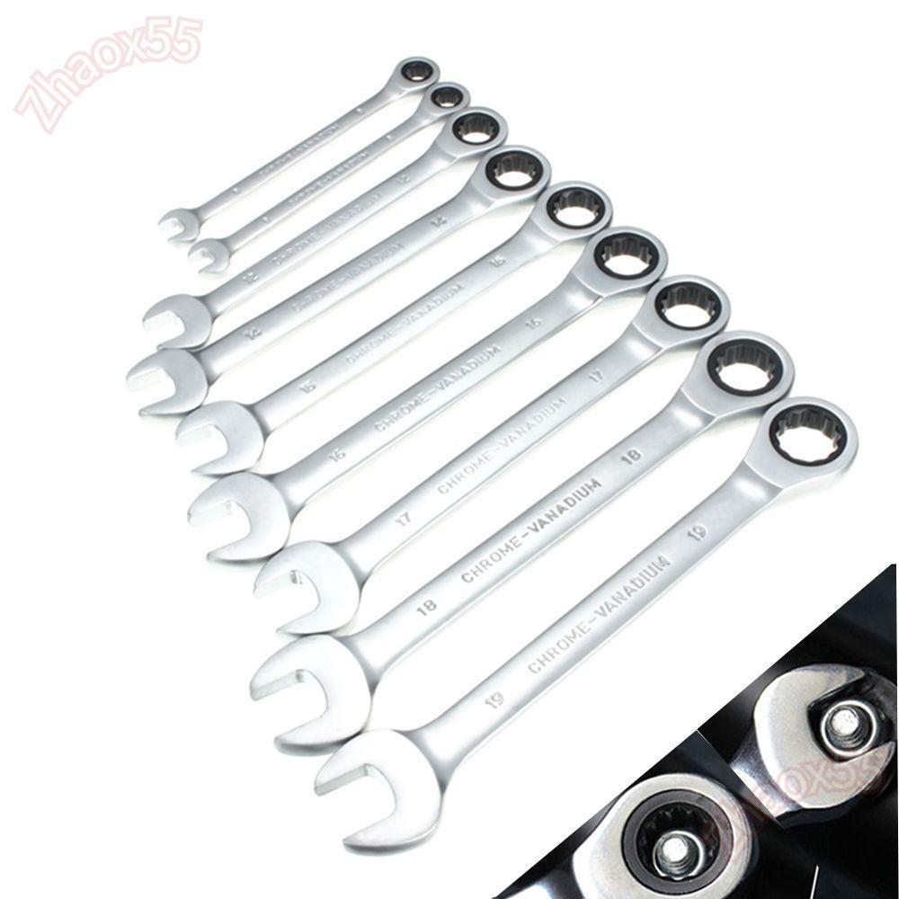 Cờ lê Ratchet đảo ngược ZHAOX Home 72 răng Chrome Vanadi Nut Tool