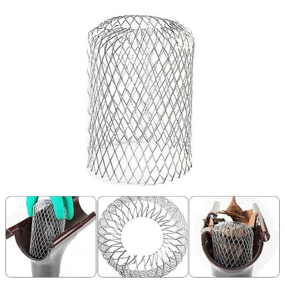 ⚡WDFU⚡Drain Pipe Cover 150 * 80 Mm 4 Pieces Aluminum Guards Metal Mesh Brand New