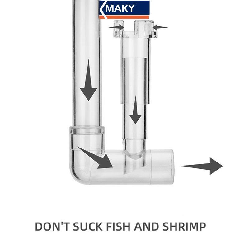 MAKY Bể Cá Lily Chảy Ra Ổ Cắm Skimmer Phụ Kiện Lọc Fishbowl Tiếp Liệu Bể Cá Akvarium Trang Trí VN