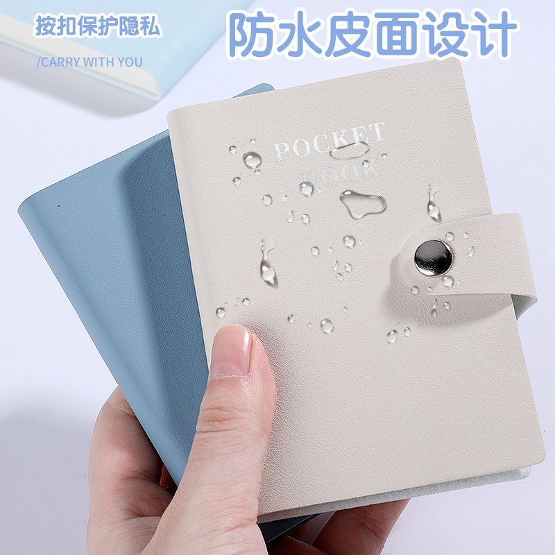 A6 Snap Notebook Di Động Notebook A7 Di Động Đơn Giản Notepad Sinh Viên Da Mềm Dày Mini Pocket Noteb