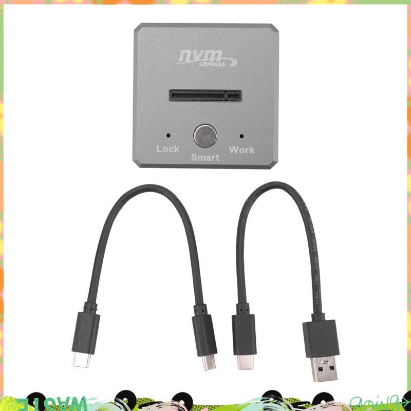 10Gbps M2 SATA NVMe sang USB 3.1 Docking SSD Adapter SATA NVMe Giao thức kép cho 2230 2242 2280 2211